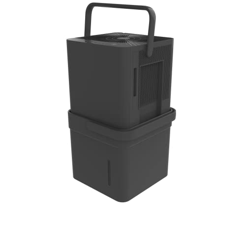 Midea Cube Dehumidifier With Pump And Drain Hose - 35 Pint Smart Dehumidifier For Basement And Spaces Up To 3,500 Sq. Ft. With Timer, Humidity Control, Energy Star Rated, Washable Filters, Grey #TOP5