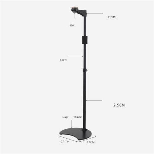 Soporte universal para proyector de suelo ajustable y negro sin perforación 2