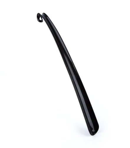 Daiso Long Shoe Horn 42 cm Black Shoe Helper for Easy Wear Durable Lightweight Shoe Horn for Men & Women