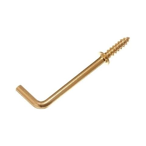 SISI UK 50mm Brass Dresser Hooks - 25 Pack Cover