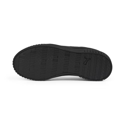 Image of Puma Womens Carina 2.0 Black-Black-Dark Shadow Sneaker - 5 UK (38584901)