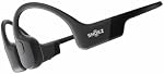 Shokz OpenRun (AfterShokz Aeropex) - Écouteurs de sport Bluetooth à conduction osseuse ouverts - Écouteurs sans fil résistants à la sueur pour les entraînements et la course - Micro intégré, avec bandeau (Noir)