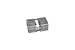 CBConcept I Shape Connector,Splice For 120V SMD3528 LED Strip Light, Pack of 5 Units