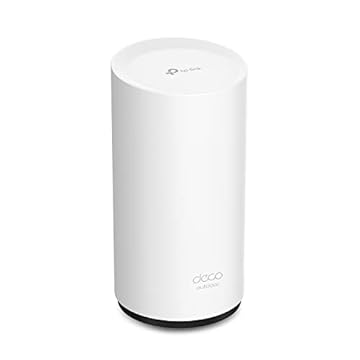 TP-Link Deco Outdoor Mesh WiFi (Deco X50-Outdoor), AX3000 Dual Band WiFi 6 Mesh, 2 Gigabit PoE Ports, 802.3at PoE+, à prova de intempéries, funciona com todos os Deco Mesh WiFi, 1 unidade