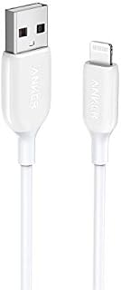 Anker Powerline III Lightning Cable 6 Foot iPhone Charger Cord MFi Certified for iPhone 11 Pro Max, 11 Pro, X, Xs, Xr, Xs Max, 8, 8 Plus, 7 and More, Ultra Durable (White)