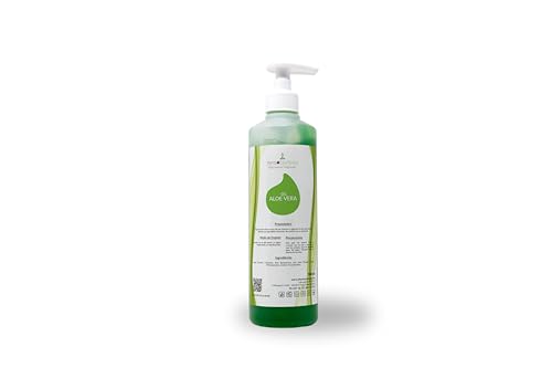 PHYSIOCEUTICALS - Gel Aloe Vera Puro 99,9% Natural 1000ml + Dosificador - Hidratante para Piel Seca, Irritada, Post Depilación y Aftersun