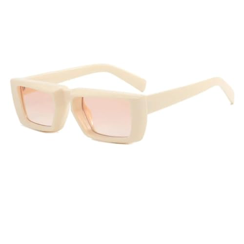 Lunettes de soleil rectangulaires pour vos festivals en plein air et soirées rétro punk