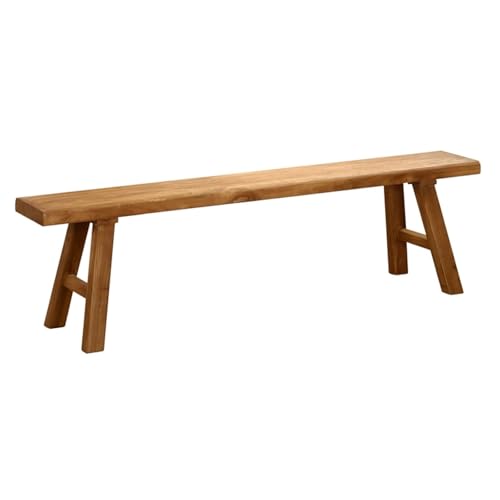 Majiclovie Farmhouse Solid Wood Entryway Bench 19.7in
