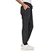 Nautica Scrub Pants for Women, Breathable Drawstring Jogger Scrubs for Women, 5 Pocket Stretch Soft Scrub Bottoms for Woman Charcoal