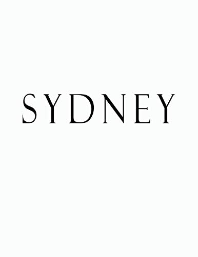 Sydney: Black and White Decorative Book to Stack Together on Coffee Tables, Bookshelves and Interior Design | Add Bookish Charm Decor to Your Home | ... Your unique Fashion Design style | Sydney
