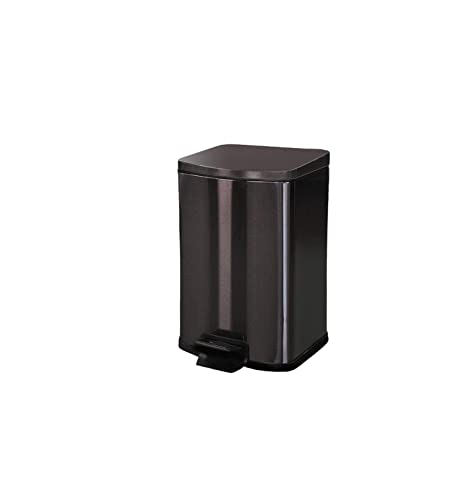 Poubelles en acier inoxydable à pédale anti-odeur pour trier à la maison