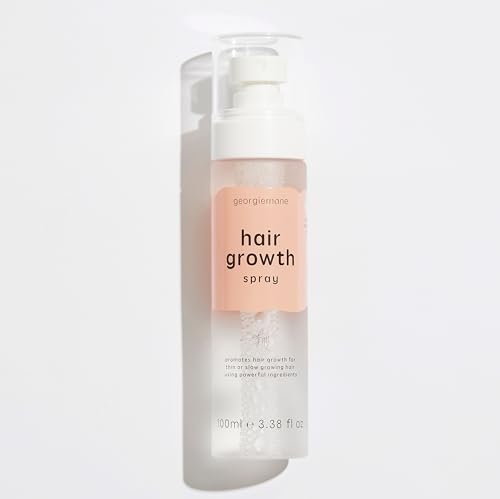 Georgiemane Hair Growth Spray with Capixyl & Caffeine | Hair Regrowth Oil Spray for Thinning Hair | Promotes Faster, Longer Hair | Safe for Colored & Bleached Hair | Sulphate & Paraben Free, 100ml