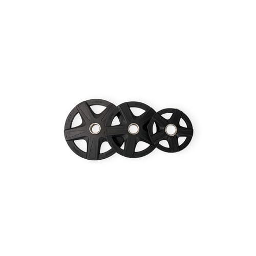 Discos de Goma Olímpicos – Placas Olímpicas de Acero con Agujero de 50 mm para Entrenamiento Funcional y Crossfit (2,50 KG)
