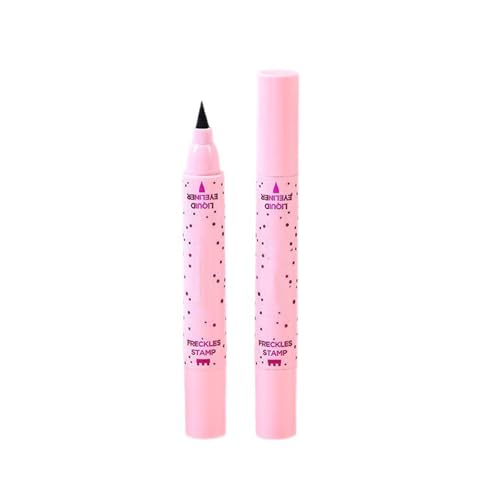 Lápiz de Pecas Maquillaje - Freckle Pen 2 en 1 con Eyeliner Líquido, Sello de Pecas Falsas Naturales, Lapiz Pecas Impermeable para Maquillaje Duradero, Uso Diario y Halloween (#1, 30g)