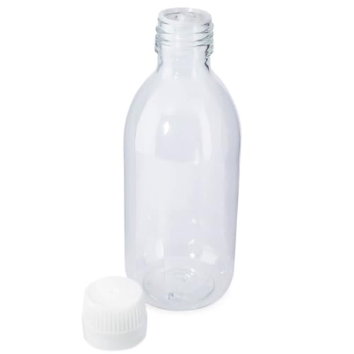 GRAN VELADA Botella 2 PET Transparente con Obturador Gotero, Tapón Precinto. Ideal para Cosméticos Caseros como Geles, Champús y Aceites de Masaje. Reutilizable.