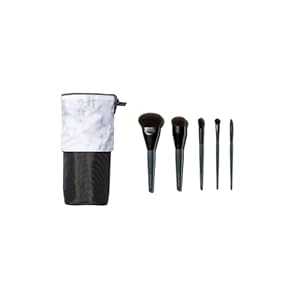 Essential Travel 5 Piece Brush Set | Professional Blending Brush for Liquid & Cream Makeup | Cruelty Free