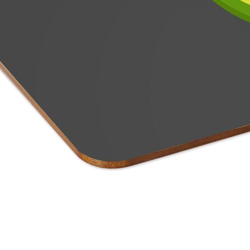 Sets de table noir liège napperon avocat souple grand format de cuisine