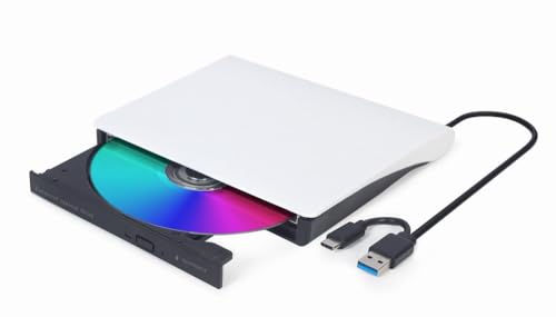 Lecteur DVD externe USB pour PC portable et ordinateur de bureau sans lecteur