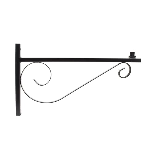 LEDKIA LIGHTING Brazo de Pared 60cm para Farolas de Alumbrado Público Negro