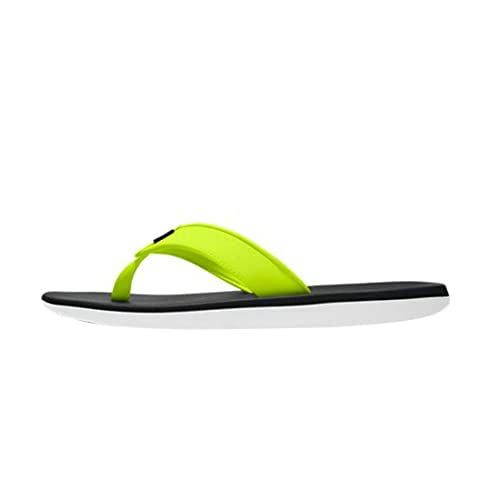 Nike Men's Kepa Kai Thong Black/White/Volt Men's Flip Flops Size 13