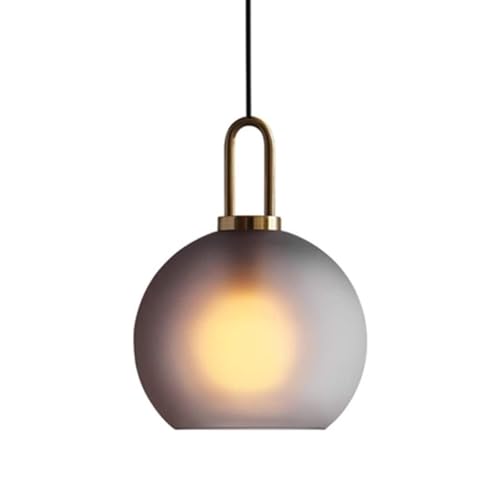 Lustre rond moderne et élégant en verre soufflé de haute qualité