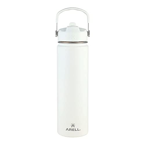Garrafa Térmica Straw Flask 650 ML Branco Iceberg Arell