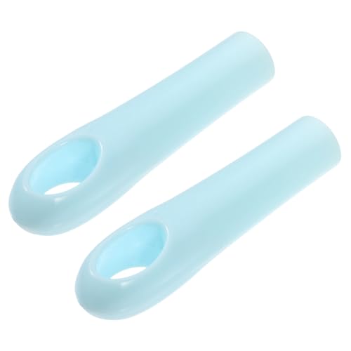 DECORNIJIA Impugnatura Per Scopa Spazzatrice 2 Pezzi Manici Di Ricambio Tappo Terminale Per Scopa e Asta Presa Ergonomica Facile Da Installare Per Pulizia Domestica