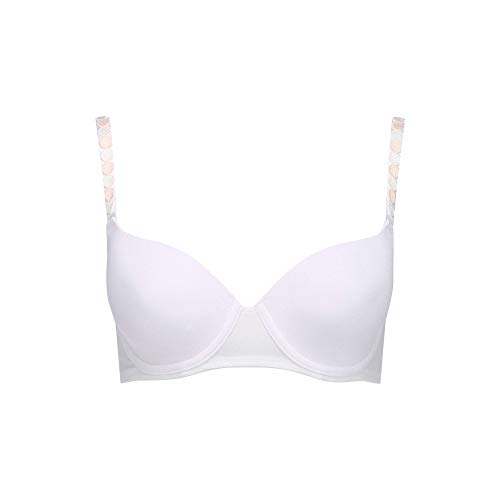 Image of Triumph Fancy T-Shirt Bra Invisible Wired Padded Medium Coverage and Shapely Support Bra