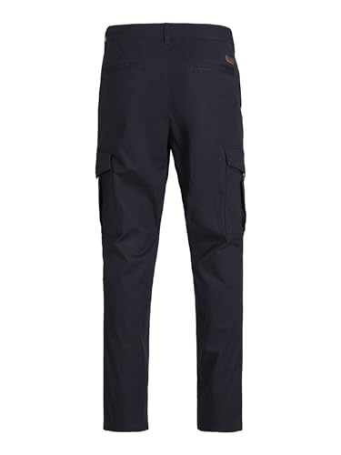 JACK & JONES Herren Jpstace Jjsummer Cargo Cargohose, Dark Navy, 31W / 32L – Ansicht 4