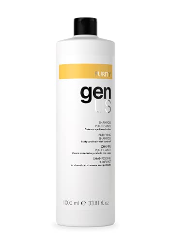 PURITY GEN US purifying shampoo for hair and scalp with dandruff 1000ml PQWE345