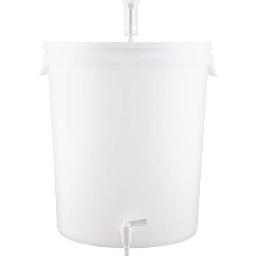 KegLand 7.9 Gallons (30 L) Plastic Bucket Fermenter with Spigot, Grommeted Airtight Lid, 3 Piece Airlock for Beer, Wine, Mead, Kombucha Fermenting