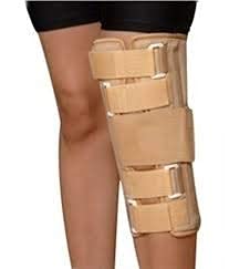 ORTHO SPLINTKnee Brace Immobilizer Adjustable- Knee Immobilizer Brace Support Splint - Knee Support For Injuries, Post Surgery(With Adjustable Velcro) (12 Inches / 30 Cms) (Universal)