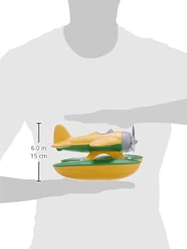 Amazon.co.jp: Green Toys 飛行機 ブルー – 水上飛行機イエロー