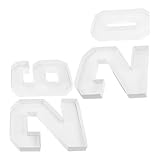 Parliky Caja de Obsequio 2026 Número de Cartón Rellenable para Dulces y Snacks, Bandejas Numeradas Resistentes y Reutilizables, Contenedor para Chocolates y Fresas, Adecuado para Fiestas