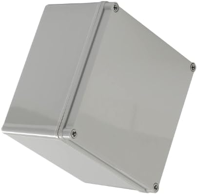 Enclosure, Enclosure Box, Enclosure Case, Enclosure Junction Box, 4 inches x 4 inches x 2 inches (101.6 mm x 101.6 mm x 50.8 mm), White Color-image-13