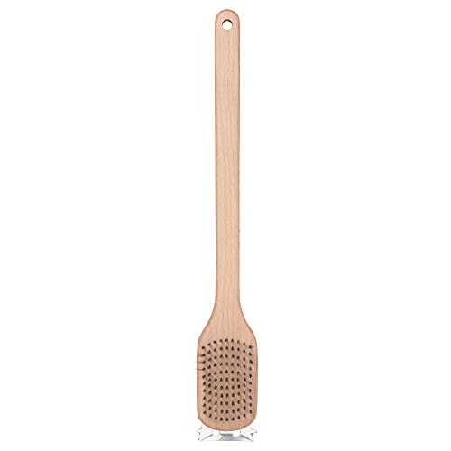 IKEA GRILLTIDER - Cepillo de limpieza para parrilla (42 cm, acero inoxidable)