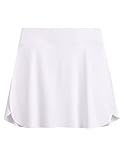 Zaclotre Girls Flowy Shorts with Pockets 2 in 1 Athletic Shorts High Waisted Gym Yoga Workout Running Biker Tennis Skirt White