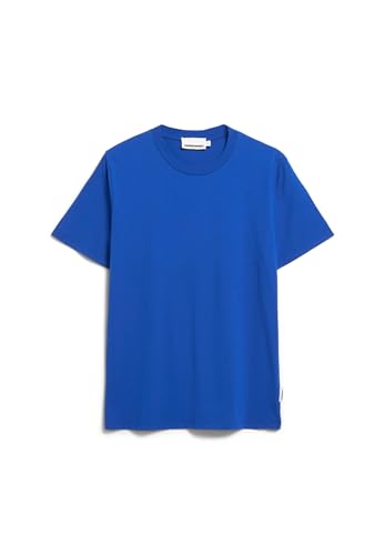 ARMEDANGELS Herren Regular T-Shirt aus Bio-Baumwolle JAAMES Regular Fit Dynamo Blue S