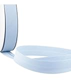 Bleu MYMERCERIE Disquette 40m Biais replié Tout Textile Bleu Ciel fabriqué en France - Taille 50mm