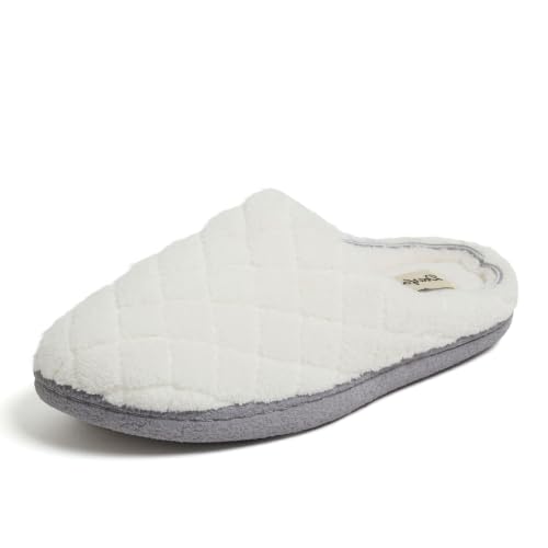 Image of Leslie Terry Clog House Shoes with Memory Foam, Indoor Slippers with Wide Widths