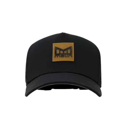 Image of melin Odysea Stacked Hydro, Snapback Hats, Water-Resistant Baseball Caps for Men & Women, Golf, Running, or Workout Hat