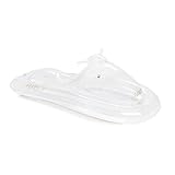FUNBOY Winter Fun Inflatable Snowmobile, Single, Clear Single