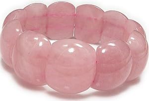 Bracelet quartz rose ARANDE avec certificat, idée cadeau élégante