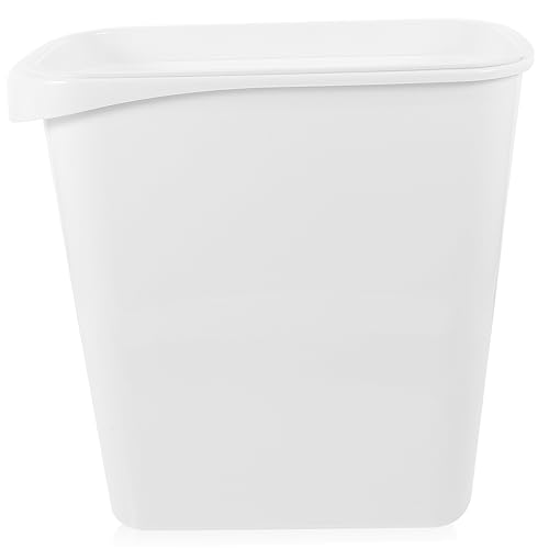 Cabilock Caneca de Basura Rectangular Blanca Moderna
