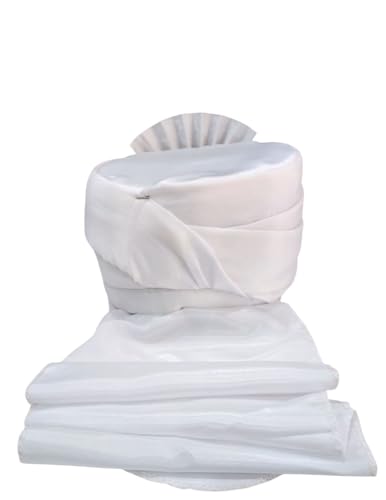 Image of BookMyCostume Traditional Indian Turban, Safa & Pagdi Collection - Ethnic Royal Headwear, Cultural Event & Fancy Dress Costumes | Ideal for Barati, Folk Dance & Themed Functions for Boys, Men & Adults