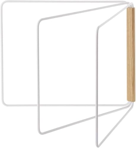 Wusdayer Prateleira de secagem de cozinha, prateleira de secagem de panos de cozinha, suporte multiúsos para panos de cozinha, suporte para toalhas de mão sem perfuração, prateleira dobrável de 3
