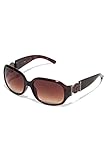 GUESS Factory Women's Cutout Logo Plastic Sunglasses