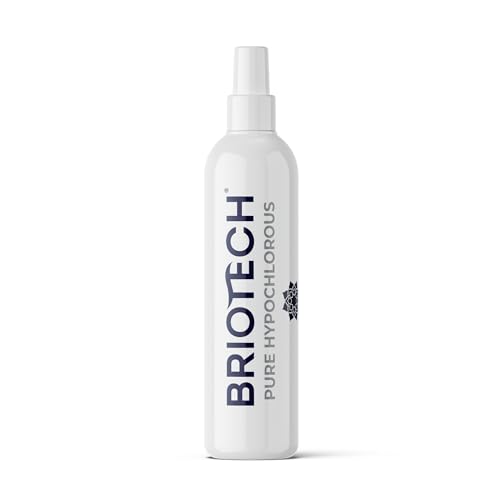 Image of BRIOTECH Pure Hypochlorous Acid Spray and Cleanser, Original Premium HOCl Solution, Topical Spray, Multi-Purpose Cleaner, Family Approved & Pet Friendly