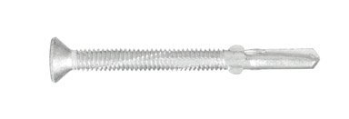Tornillos autoperforantes 12-24 x 2.5 pulg plano Phillips 100 pk