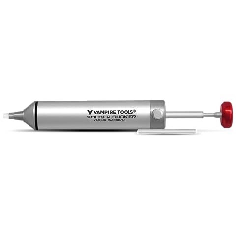 Vampliers Premium Solder Sucker Made in Japan Heavy Duty Desoldering Pump High Power Vacuum Suction Cover